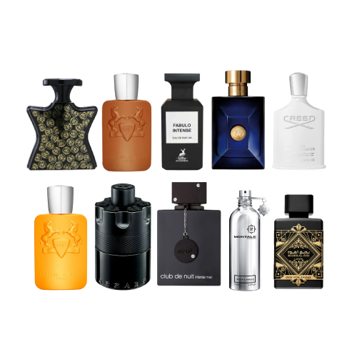 Pack mixto de decants limpio, ejecutivo y seductor